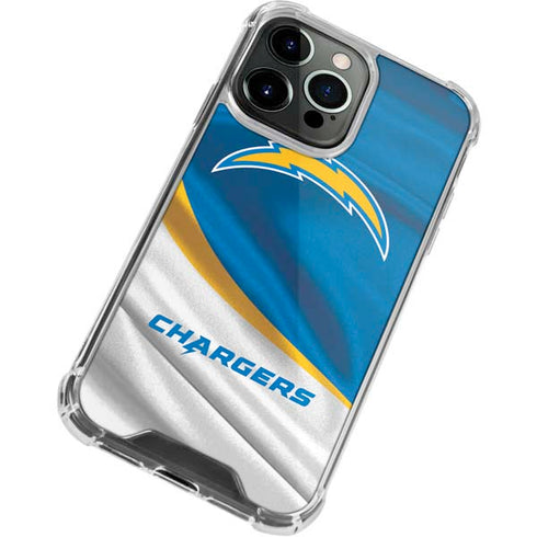 NFL Los Angeles Chargers iPhone 15 Pro Clear Case